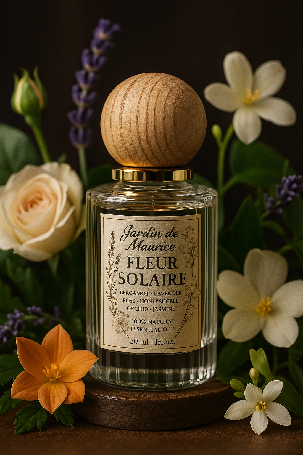 Fleur Solaire – Eau de Parfum by Jardin de Maurice (Natural Botanical Perfume)